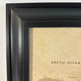 Push Pin Travel Maps Framed Art